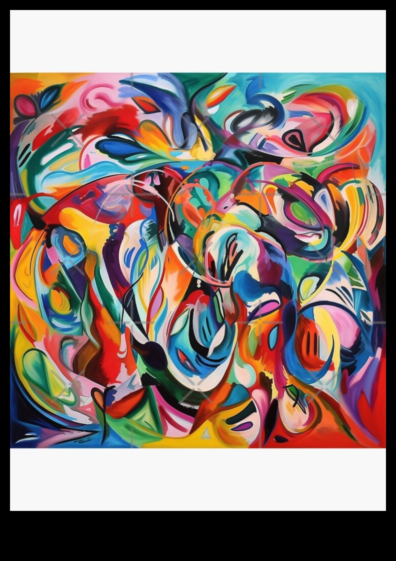 التعبيرات المجردة: إطلاق العنان للحرية الفنية على الورق