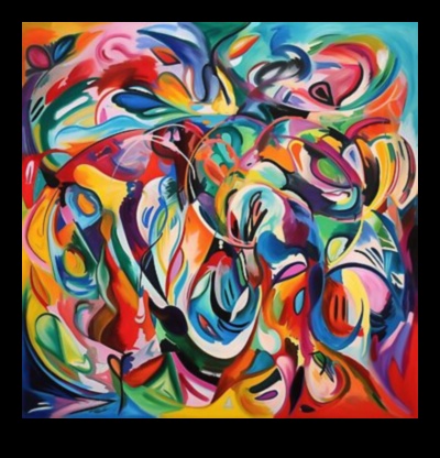 التعبيرات المجردة: إطلاق العنان للحرية الفنية على الورق