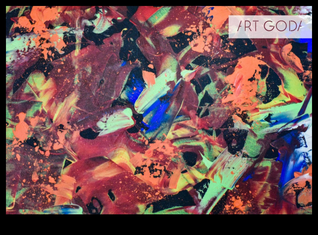 التعبيرات المجردة: إطلاق العنان للحرية الفنية على الورق