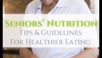 العافية في كل قضمة: تغذية الشيخوخة من أجل شيخوخة نابضة بالحياة