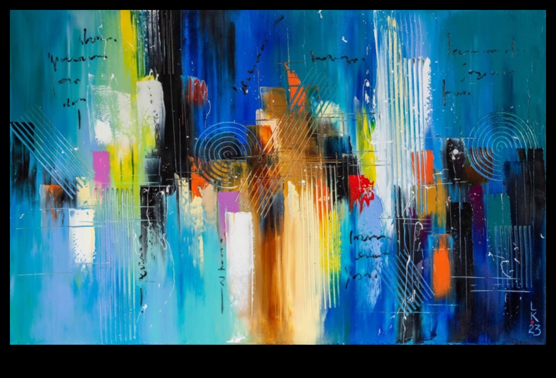 الإبداع العفوي: احتضان ما لا يمكن التنبؤ به في الفن التجريدي