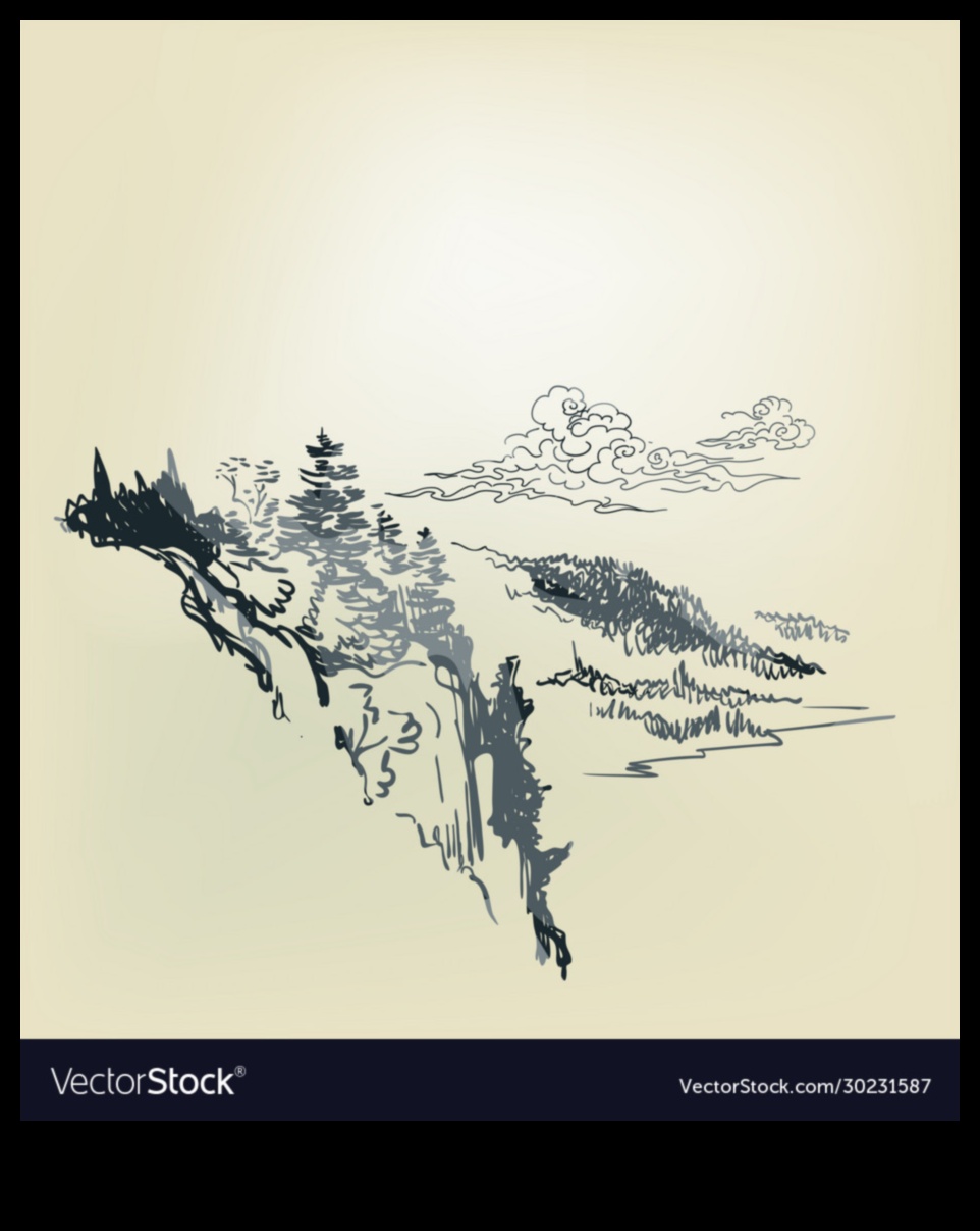 المناظر الطبيعية المنقوشة تضيف بعدًا إلى رسومات الطبيعة 3 المناظر الطبيعية المنقوشة: إضافة البعد إلى رسومات الطبيعة