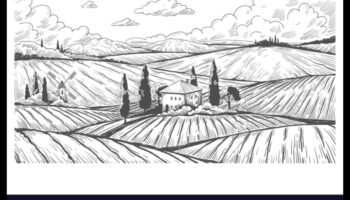 المناظر الطبيعية المنقوشة: إضافة البعد إلى رسومات الطبيعة