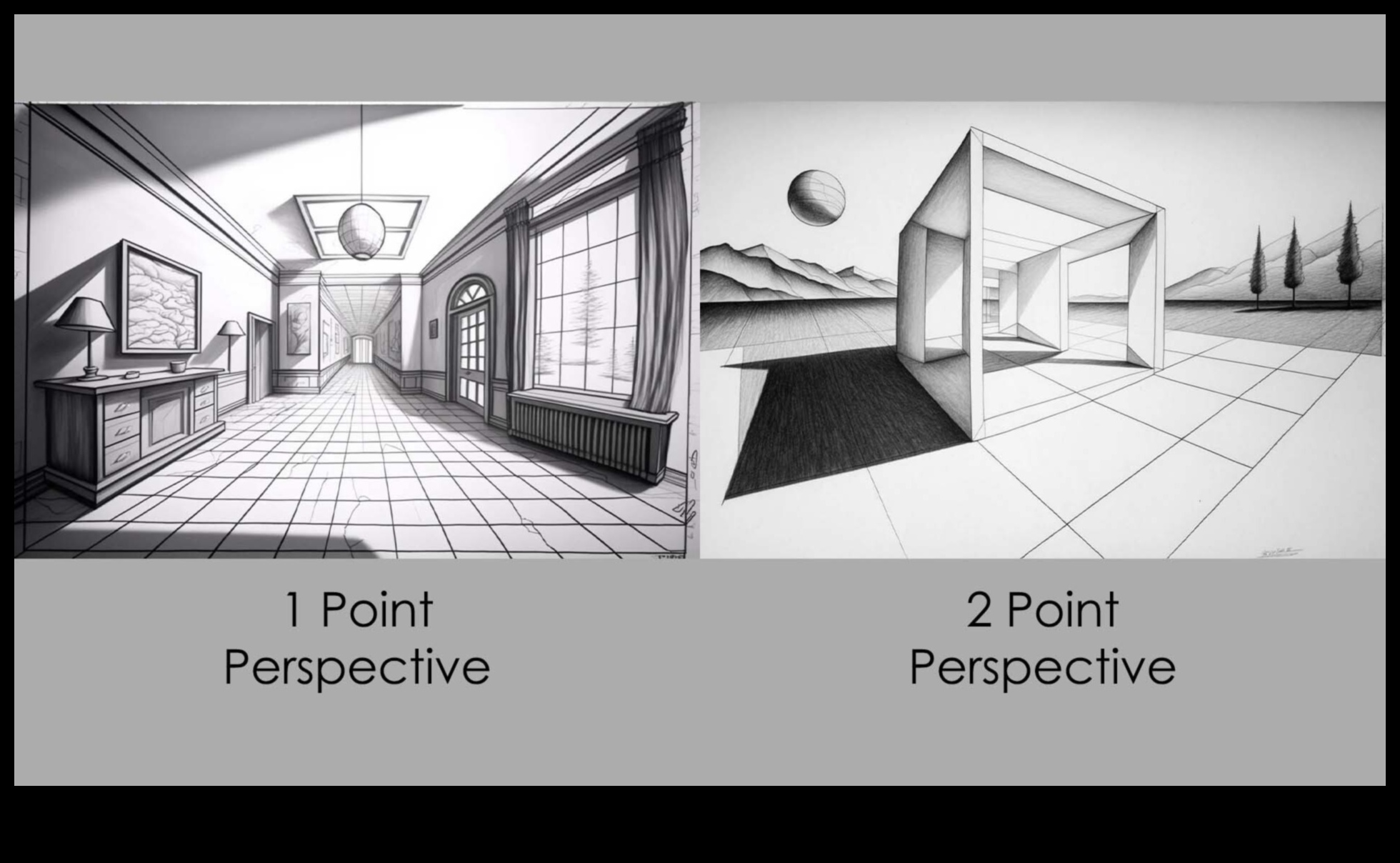 قلم الرصاص والمنظور: نقل العمق في الرسومات الحضرية