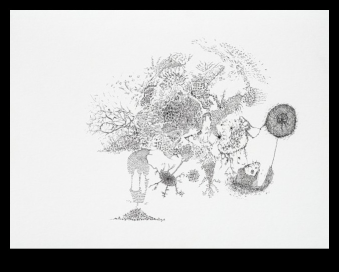 الأحلام بالحبر: استكشاف السريالية في رسومات القلم