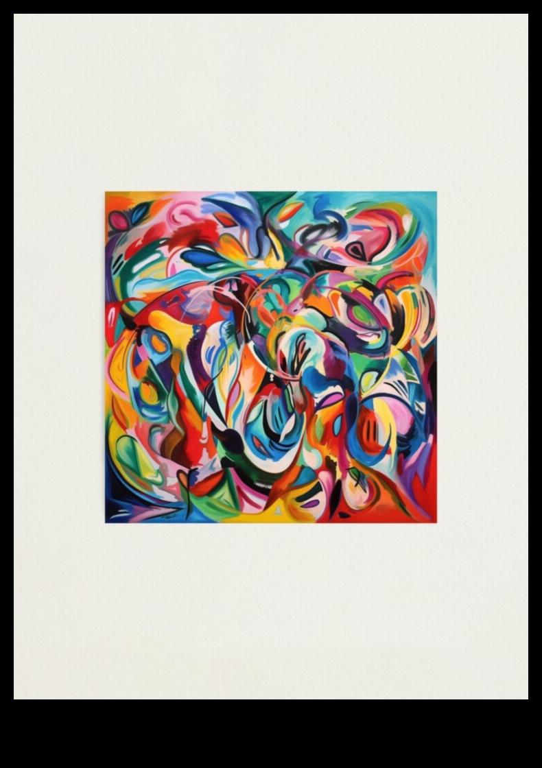 التعبيرات المجردة: إطلاق العنان للحرية الفنية على الورق